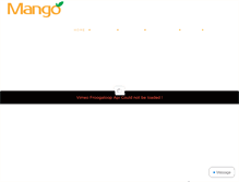 Tablet Screenshot of mangoadvt.com